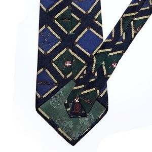 Tommy Hilfiger Accessories - VTG Tommy Hilfiger All Silk Rowing Crew Print Tie Tommy Hilfiger Accessories - VTG Tommy Hilfiger All Silk Rowing Crew Print Tie